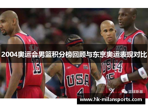 2004奥运会男篮积分榜回顾与东京奥运表现对比 2004奥运会男篮积分榜回顾与东京奥运表现对比